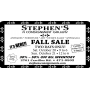 STEPHEN'S A CONSIGNMENT GALLERY 33RD ANNUAL FALL SALE 