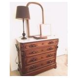 Antique Walnut Bedroom Suite w/Mattress