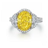 Fancy Yellow Diamond Ring - GIA