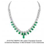 Emerald & Diamond Necklace