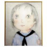 Lot #670 Original Zeng Jianyong Watercolor - The Header No. 67