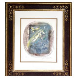 Lot #1670 Original Marc Chagall Lithograph- Dedicace