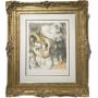 Lot #318 Original Pierre- Auguste Renoir Color Lithograph - Le Chapeau Epingle
