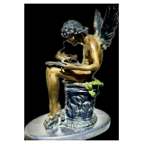 Lot #508 Jean Antoine Injalbert​ Bronze Sculpture - Amour Aux Colombes