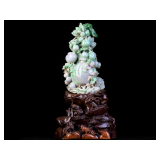 Lot# JD806 Jadeite Jade Group of Peaches