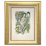 Lot #300 Original Marc Chagall Colour Lithograph ”L’Oranger”