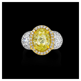 Natural Fancy Yellow Diamond-GIA Certified