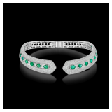 Emerald and Diamond Choker