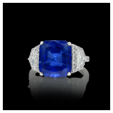 Royal Blue Sapphire Ring