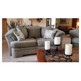 Modern Traditional Gray Sofa