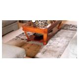 Modern gray rug like new