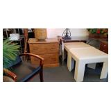 Wood file cabinet and corner desk and rolling file cabinet too
