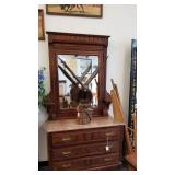 Antique marble top dresser