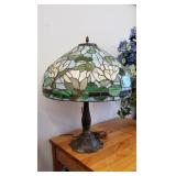 Vintage stained glass lamp
