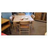 Brand new Sa,sonite card table and chairs