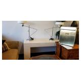 Modern lamps and tables