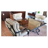 Square Glass kitchen/dining table