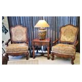 Matching Victorian style chairs