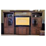 TV and entertainment center also for sale