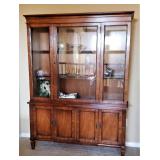 Smaller glass china display cabinet