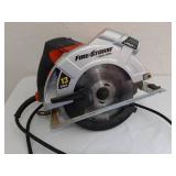 B & D electric saw with laser