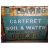 Old sign off barn from NC tobacco farm   5 x 4 ft  $62.50