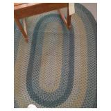 oval hook rug  67 inches x 44 inches   $25.00
