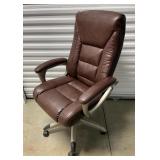Brown Leather Office Chair