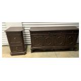 Credenza and Filing Cabinet