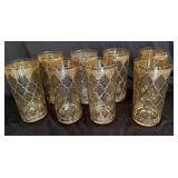 Gold Drinking Glasses