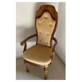 Wicker Back Arm Chair