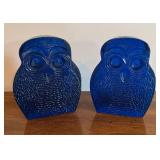 Blue Glass Owls