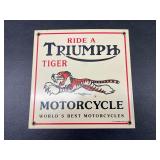 Triumph Porcelain Sign