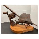 Wood Fish Carving