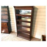 Colonial House Stacking Lawyers Mirrored Bookcase