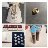 COINS AND JEWELRY. AUCTION ENDS MARCH 4TH AT 8PM