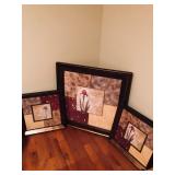 Framed Wall Art 1 Large 2 Small