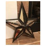 Metal and Mirrored Star - 2 Available