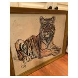 Tiger Litho by Fritz Hug