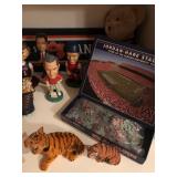 Various Bobbleheads and Auburn Memorabilia