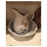 McCoy Vintage Wash Basin and Pitcher