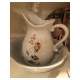 McCoy Vintage Wash Basin and Pitcher