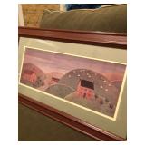 Framed Print of Sheep Farm
