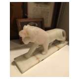 Marble Carved Tiger 