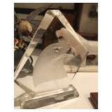 War Eagle Desk in Glass