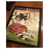 Auburn Program Cover Framed