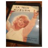 Auburn Program Cover Framed