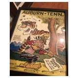 Auburn Program Cover Framed