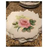 Nippon Leaf Hand Painted Plates