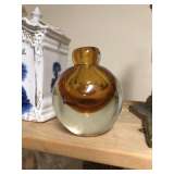 Hand Blown Candleholder